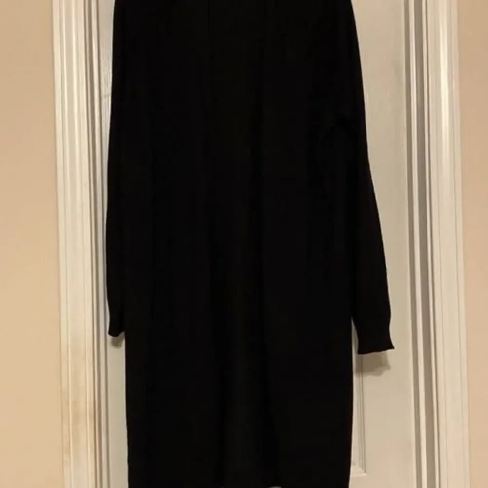 Women’s Verve Ami Black sweater‎ coat size large AS IS
